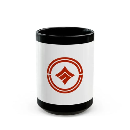 Flag of Kokubunji Tokyo Japan - Black Coffee Mug 15oz - Go Mug Yourself