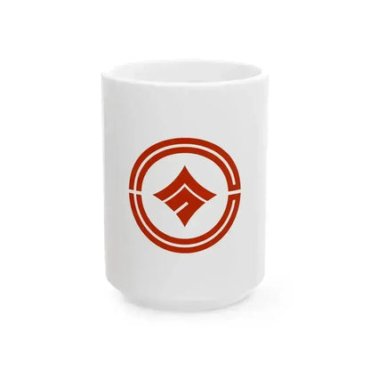 Flag of Kokubunji Tokyo (Japan) White Coffee Mug 15oz - Go Mug Yourself
