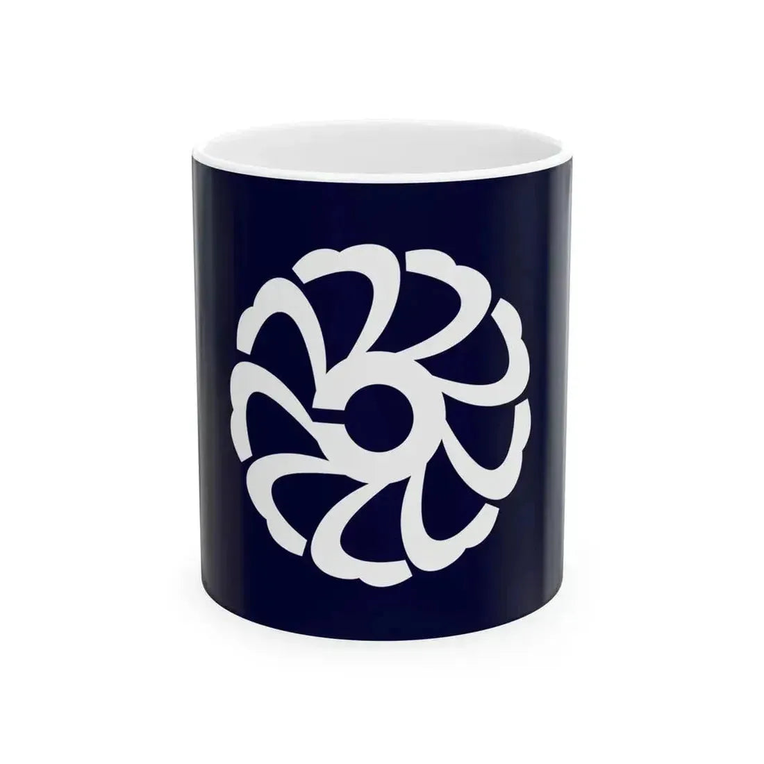 Flag of Kokufu Tottori 1966-2004 (Japan) White Coffee Mug 11oz - Go Mug Yourself