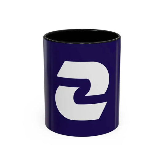 Flag of Komae Tokyo Japan - Accent Coffee Mug 11oz Black - Go Mug Yourself