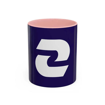 Flag of Komae Tokyo Japan - Accent Coffee Mug 11oz Pink - Go Mug Yourself