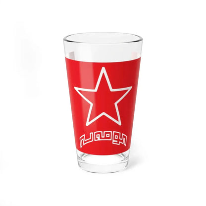 Flag of Komala (Iran) Pint Glass 16oz 16oz - Go Mug Yourself