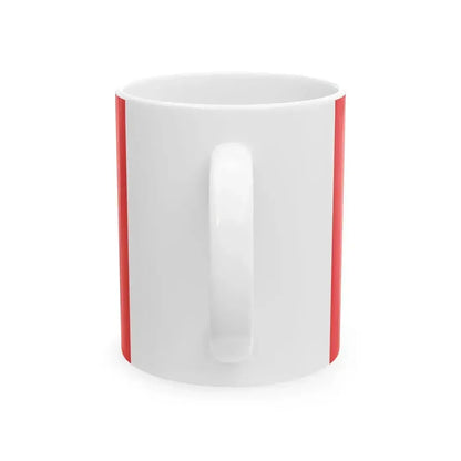 Flag of Komala (Iran) White Coffee Mug - Go Mug Yourself