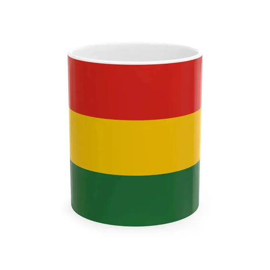 Flag of Komarom 1941 (Hungary) White Coffee Mug 11oz - Go Mug Yourself