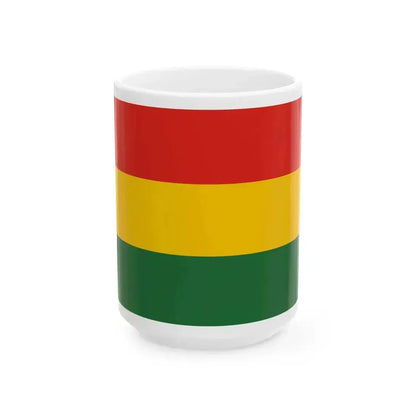 Flag of Komarom 1941 (Hungary) White Coffee Mug 15oz - Go Mug Yourself