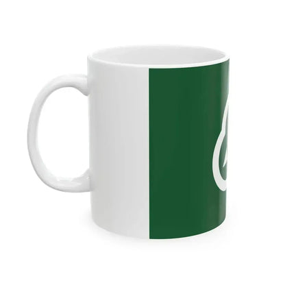 Flag of Komatsu Ishikawa (Japan) White Coffee Mug - Go Mug Yourself