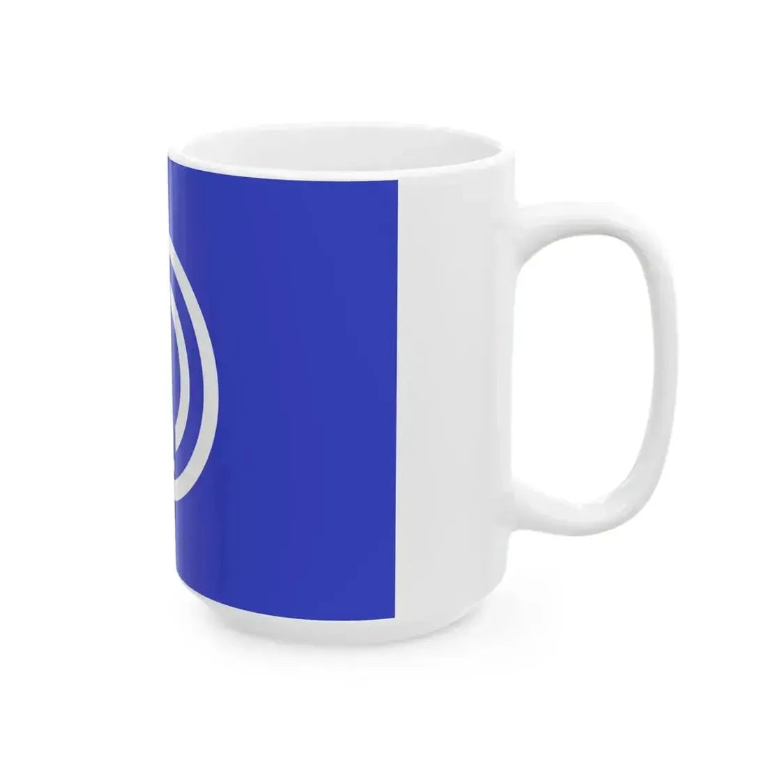 Flag of Komatsushima Tokushima (Japan) White Coffee Mug - Go Mug Yourself