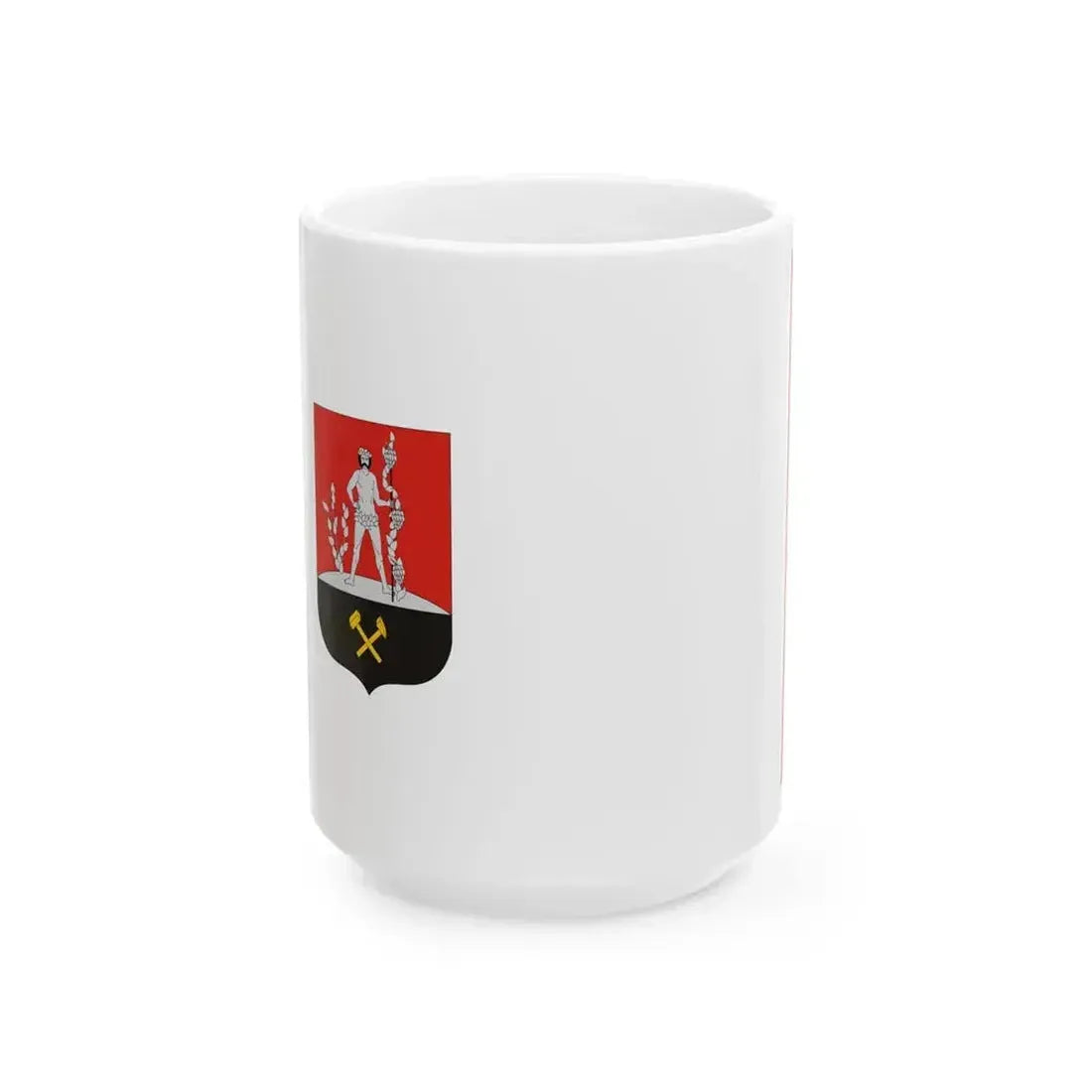 Flag of Komlo (Hungary) White Coffee Mug 15oz - Go Mug Yourself