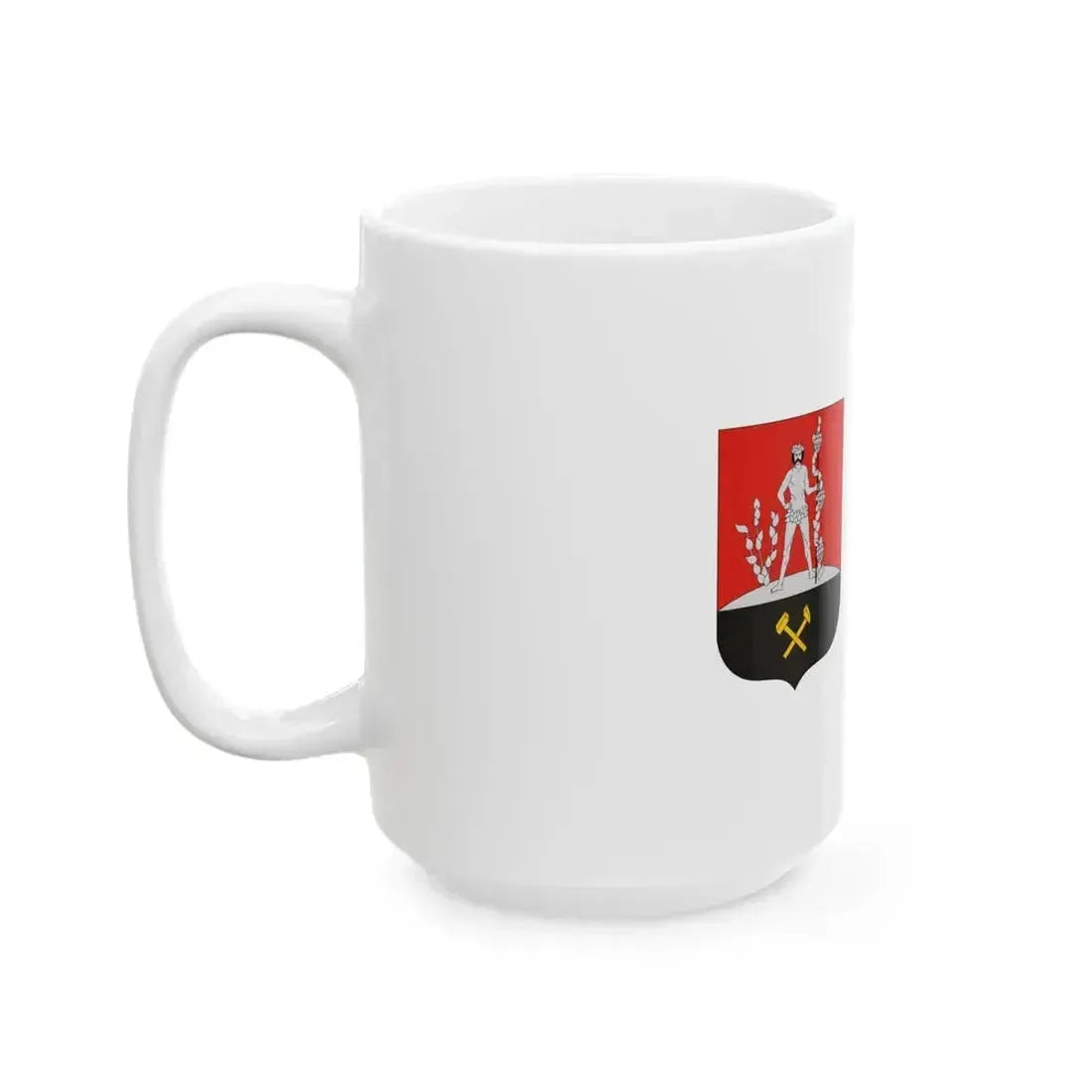 Flag of Komlo (Hungary) White Coffee Mug - Go Mug Yourself
