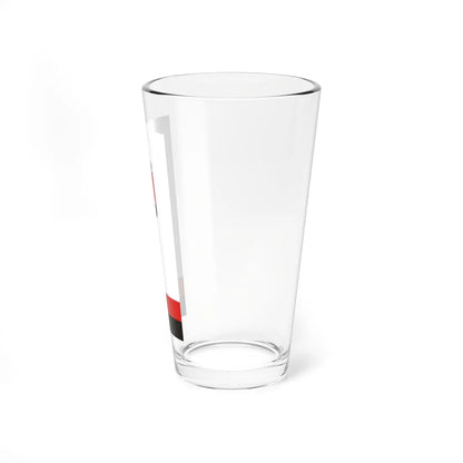 Flag of Komlo vertical (Hungary) Pint Glass 16oz - Go Mug Yourself