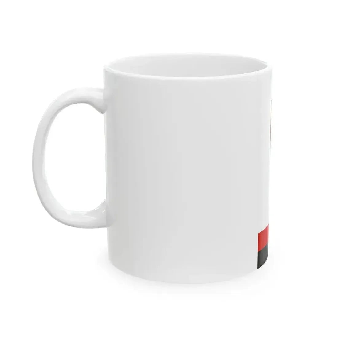 Flag of Komlo vertical (Hungary) White Coffee Mug - Go Mug Yourself