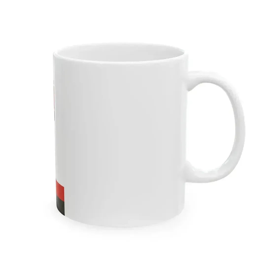 Flag of Komlo vertical (Hungary) White Coffee Mug - Go Mug Yourself