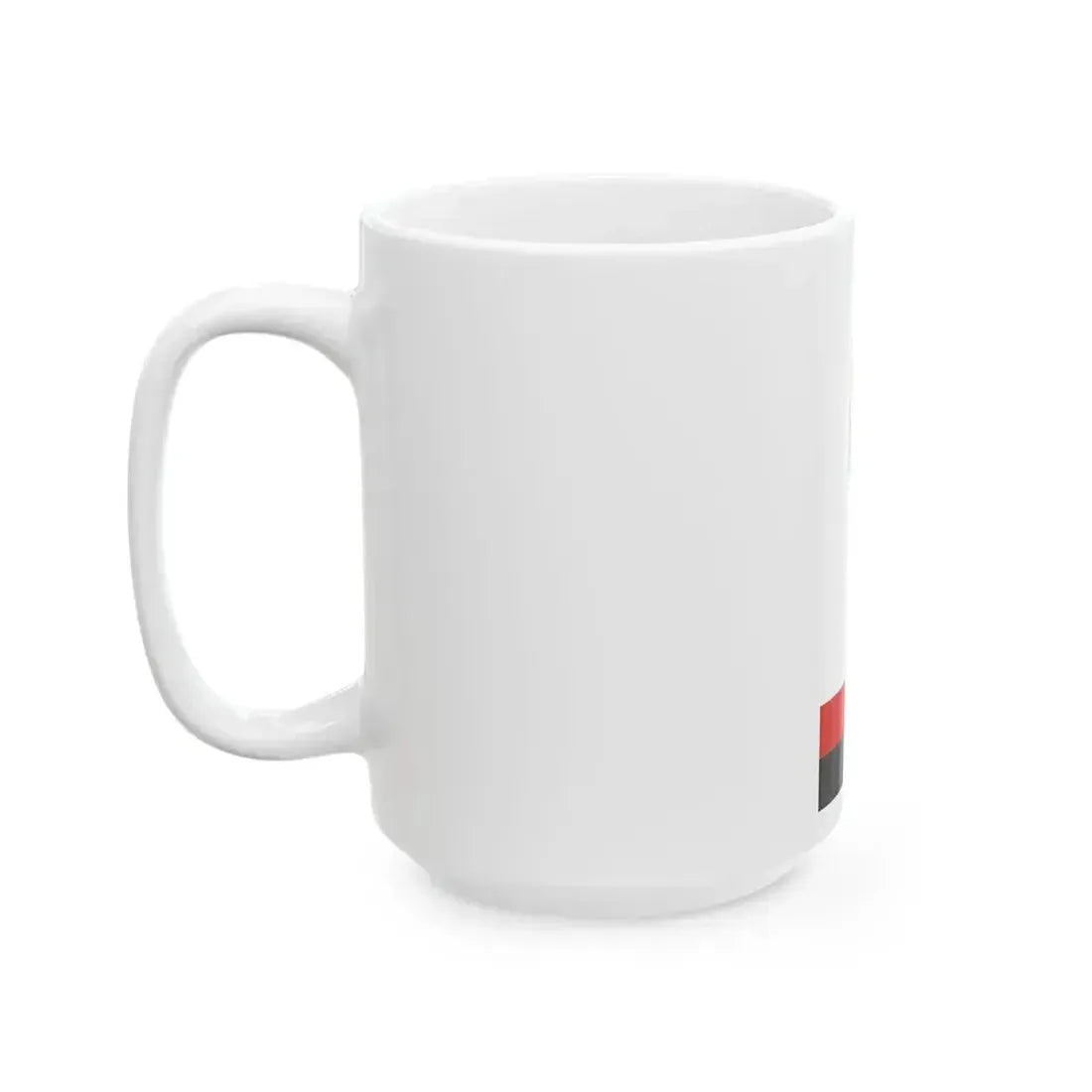 Flag of Komlo vertical (Hungary) White Coffee Mug - Go Mug Yourself