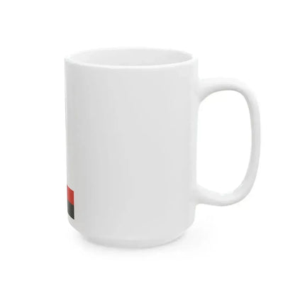 Flag of Komlo vertical (Hungary) White Coffee Mug - Go Mug Yourself