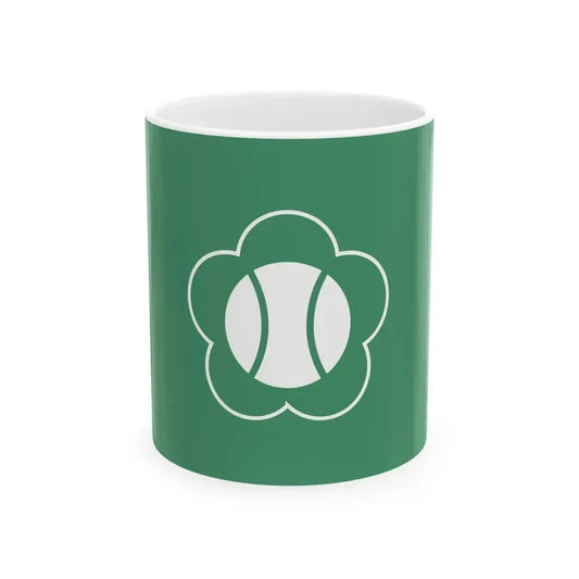 Flag of Komoro Nagano (Japan) White Coffee Mug 11oz - Go Mug Yourself