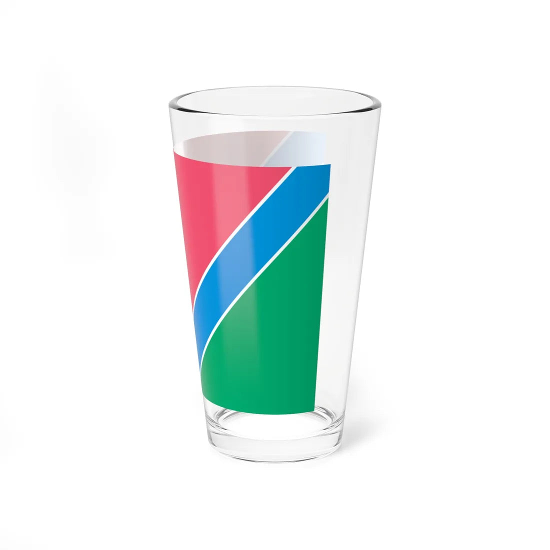 Flag of Kompaniivka raion (Ukraine) Pint Glass 16oz - Go Mug Yourself