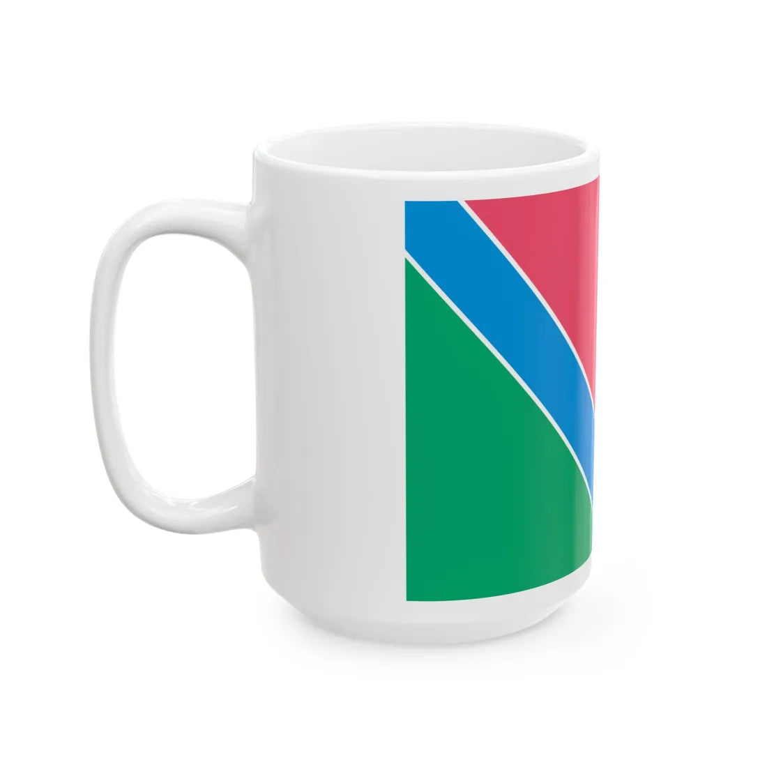 Flag of Kompaniivka raion (Ukraine) White Coffee Mug - Go Mug Yourself