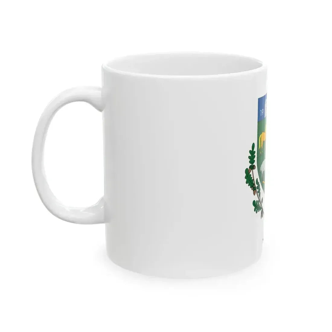 Flag of Kompoc (Hungary) White Coffee Mug - Go Mug Yourself