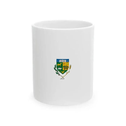 Flag of Kompoc vertical (Hungary) White Coffee Mug 11oz - Go Mug Yourself