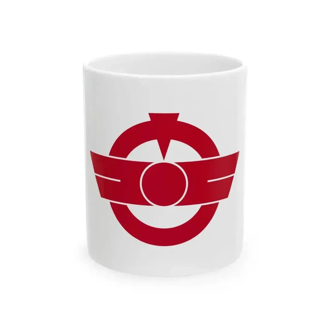 Flag of Konan Aichi (Japan) White Coffee Mug 11oz - Go Mug Yourself