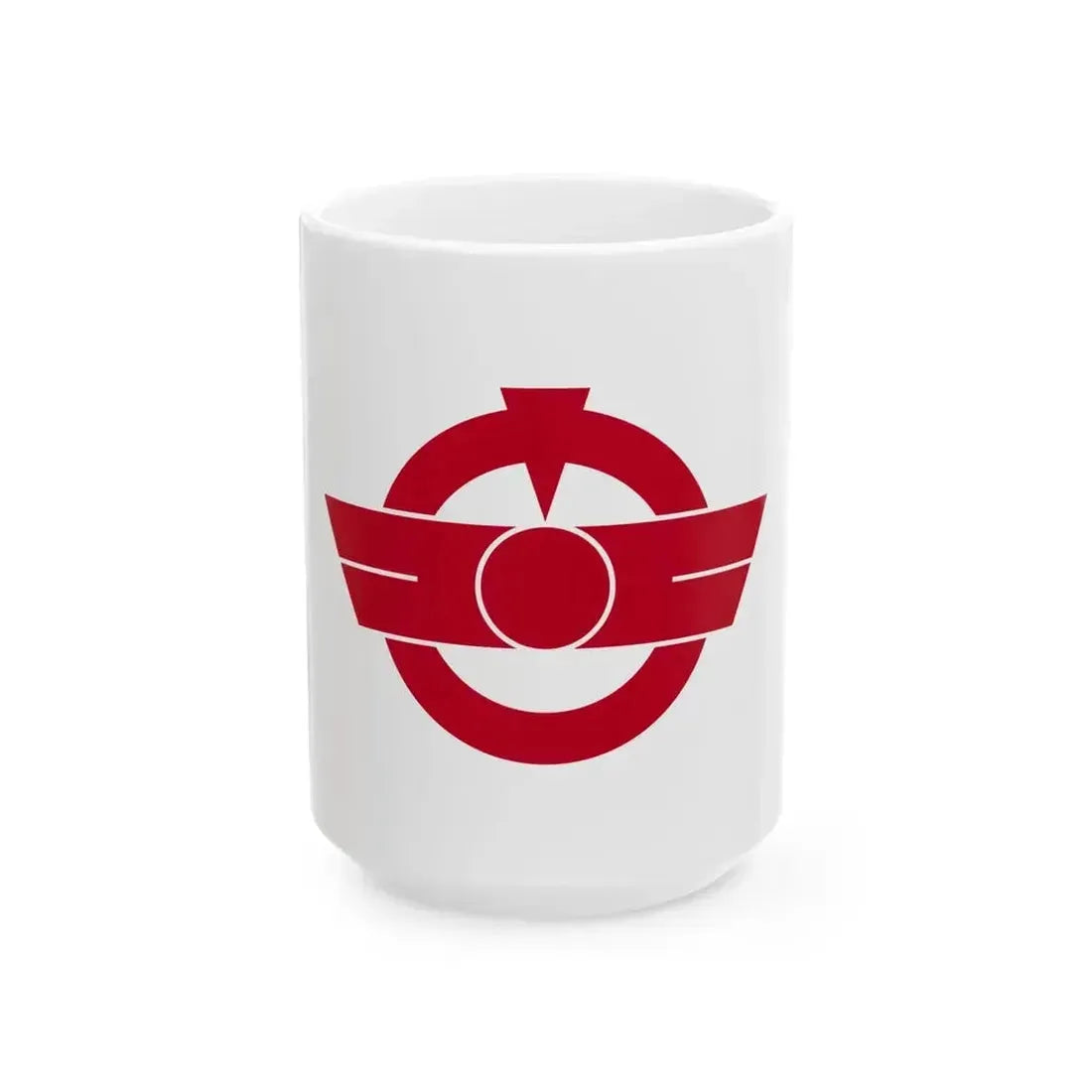 Flag of Konan Aichi (Japan) White Coffee Mug 15oz - Go Mug Yourself