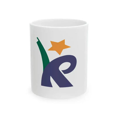 Flag of Konan Kochi (Japan) White Coffee Mug 11oz - Go Mug Yourself