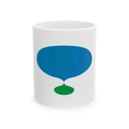 Flag of Konan Shiga (Japan) White Coffee Mug 11oz - Go Mug Yourself