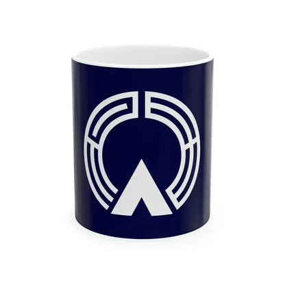 Flag of Konda Hyogo 1952-1999 (Japan) White Coffee Mug 11oz - Go Mug Yourself