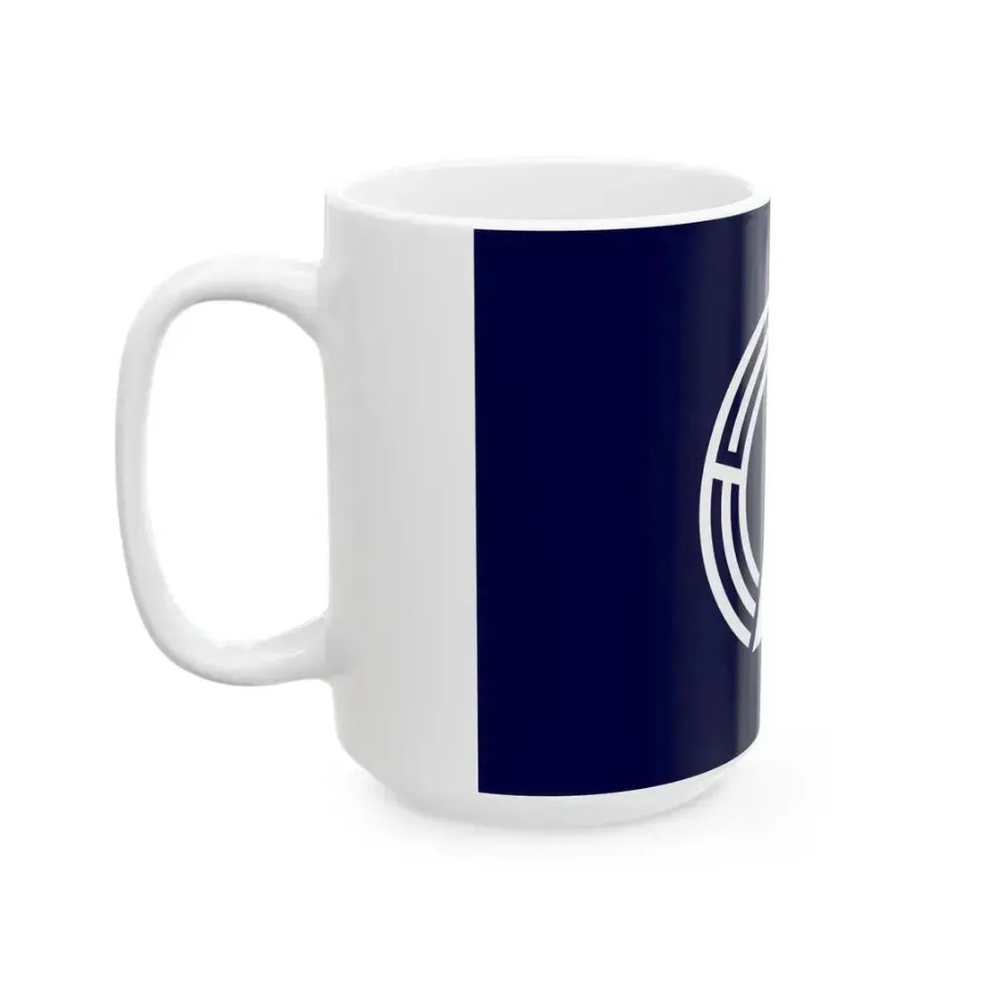 Flag of Konda Hyogo 1952-1999 (Japan) White Coffee Mug - Go Mug Yourself