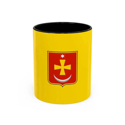Flag of Konotop Ukraine - Accent Coffee Mug 11oz Black - Go Mug Yourself