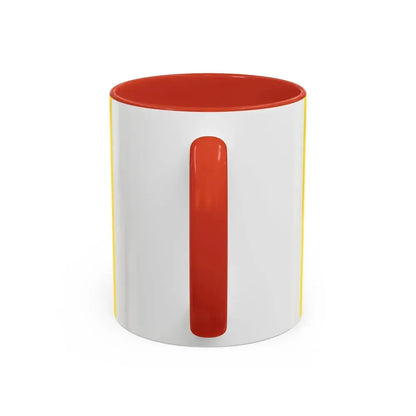 Flag of Konotop Ukraine - Accent Coffee Mug - Go Mug Yourself