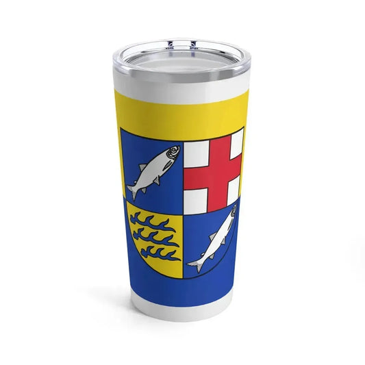 Flag of Konstanz Germany - Tumbler 20oz 20oz - Go Mug Yourself
