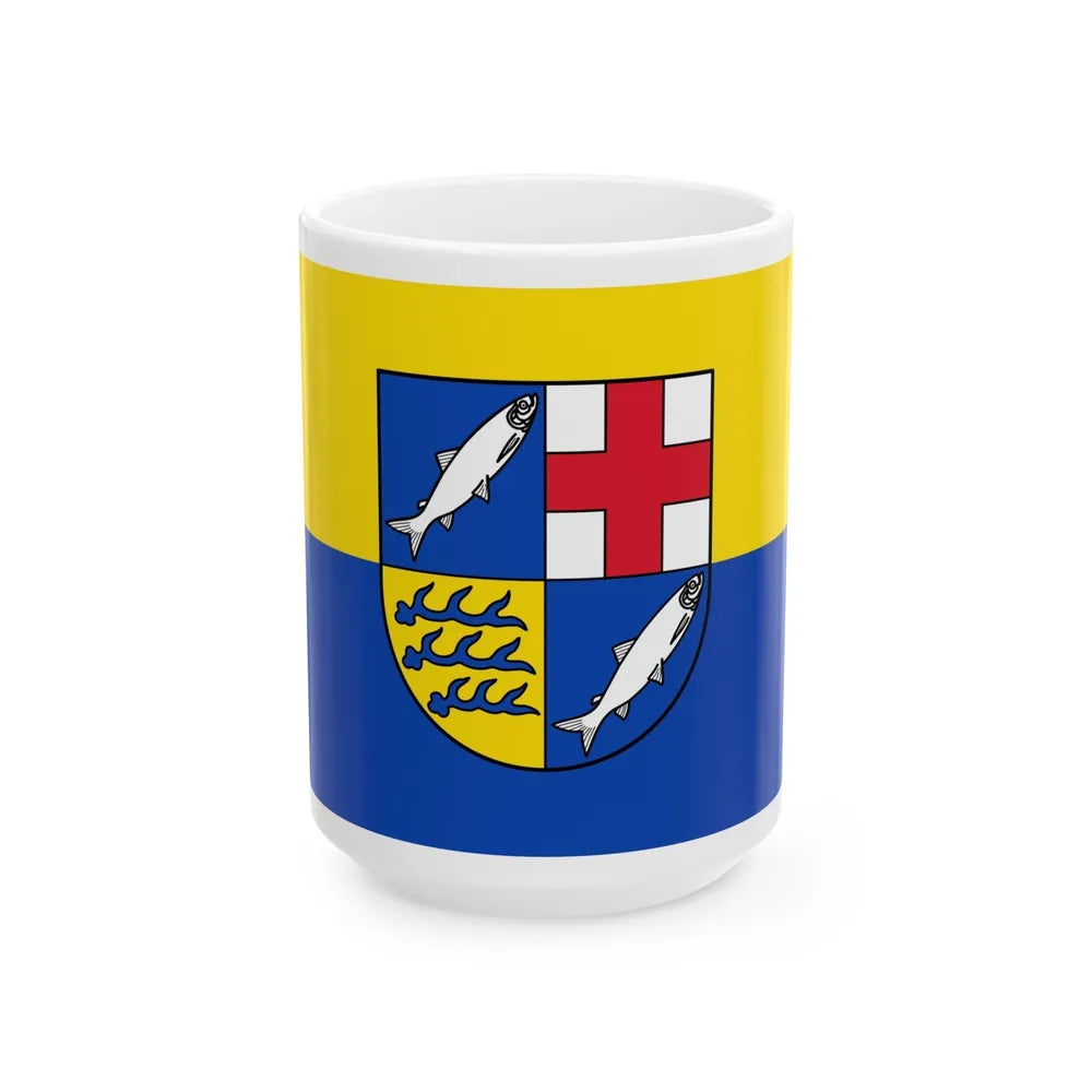 Flag of Konstanz Germany - White Coffee Mug-15oz-Go Mug Yourself