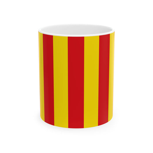 Flag of Kontich (Belgium) White Coffee Mug-11oz-Go Mug Yourself