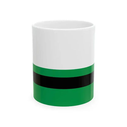Flag of Kopys Belarus (Belarus) White Coffee Mug 11oz - Go Mug Yourself