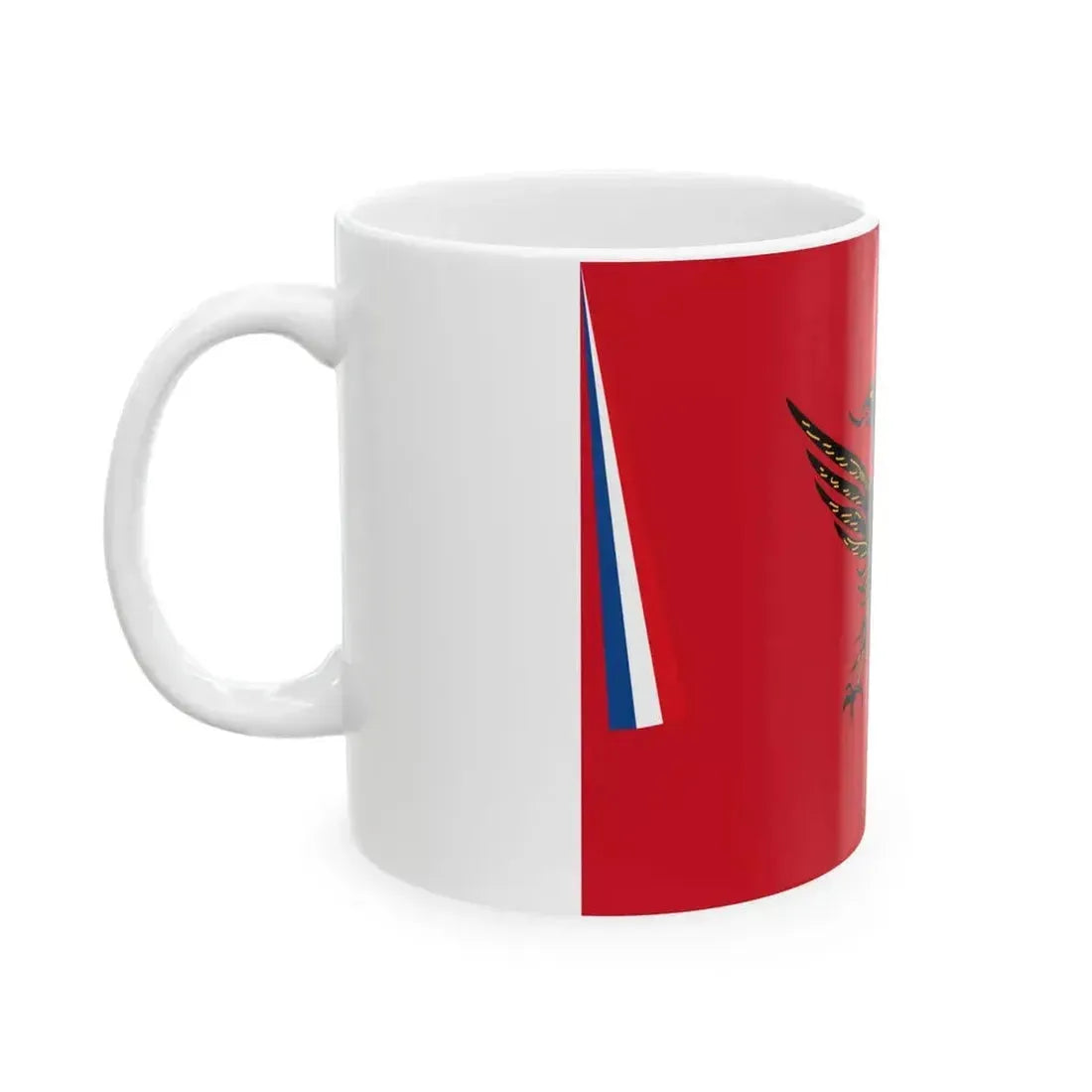 Flag of Koritsa (Albania) White Coffee Mug - Go Mug Yourself