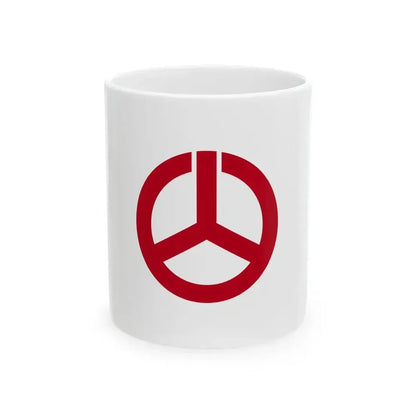 Flag of Koriyama Fukushima (Japan) White Coffee Mug 11oz - Go Mug Yourself