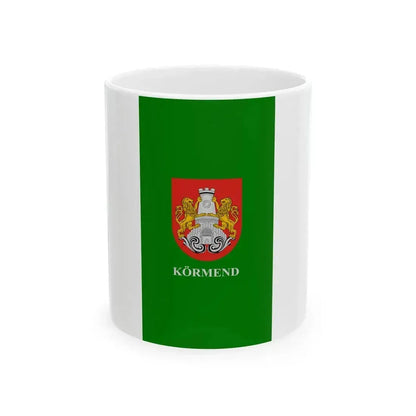 Flag of Kormend (Hungary) White Coffee Mug 11oz - Go Mug Yourself