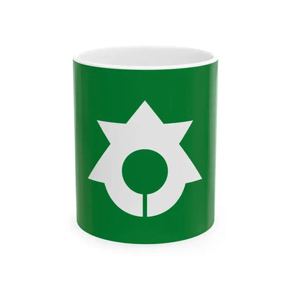 Flag of Koromogawa Iwate 1965-2006 (Japan) White Coffee Mug 11oz - Go Mug Yourself