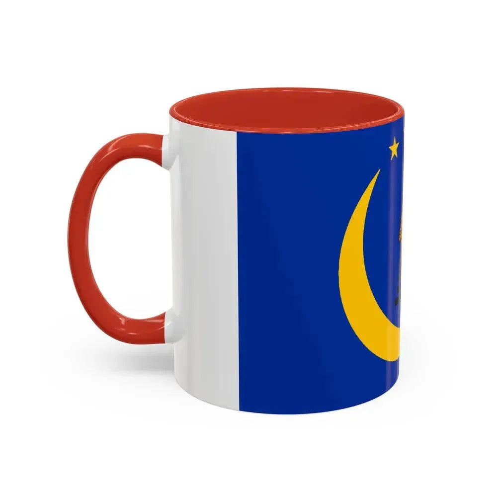 Flag of Koror Palau - Accent Coffee Mug - Go Mug Yourself