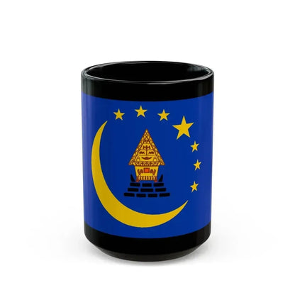 Flag of Koror Palau - Black Coffee Mug 15oz - Go Mug Yourself