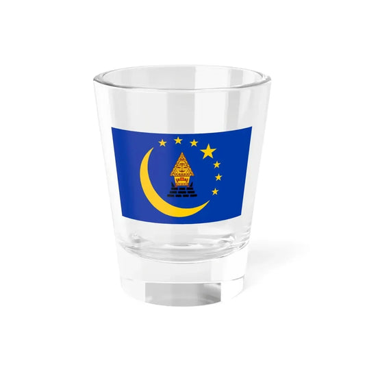 Flag of Koror Palau - Shot Glass 1.5oz 1.5oz - Go Mug Yourself