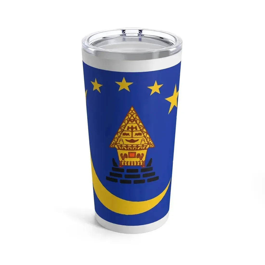 Flag of Koror Palau - Tumbler 20oz 20oz - Go Mug Yourself