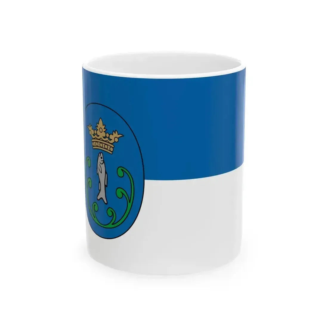 Flag of Korosladany (Hungary) White Coffee Mug 11oz - Go Mug Yourself