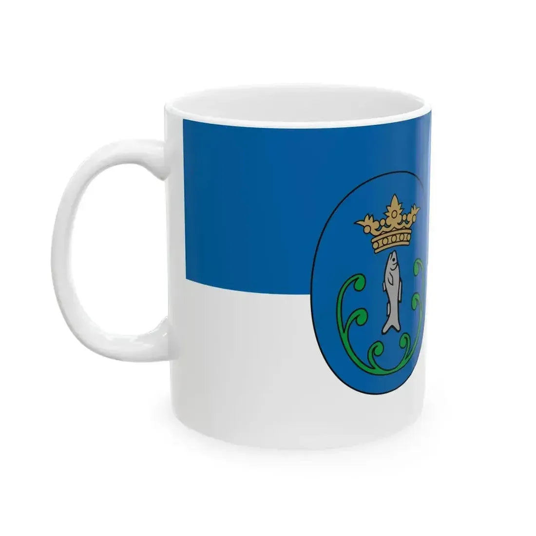 Flag of Korosladany (Hungary) White Coffee Mug - Go Mug Yourself