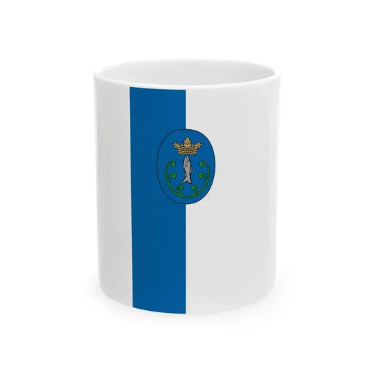 Flag of Korosladany vertical (Hungary) White Coffee Mug 11oz - Go Mug Yourself