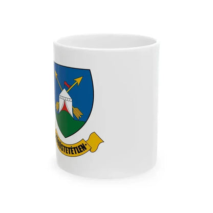 Flag of Korostetetlen (Hungary) White Coffee Mug 11oz - Go Mug Yourself