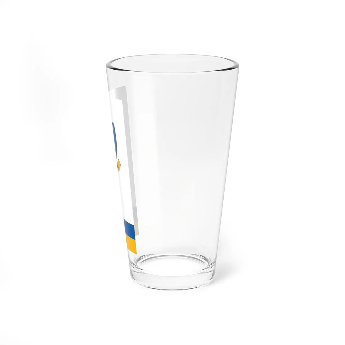 Flag of Korostetetlen vertical (Hungary) Pint Glass 16oz - Go Mug Yourself
