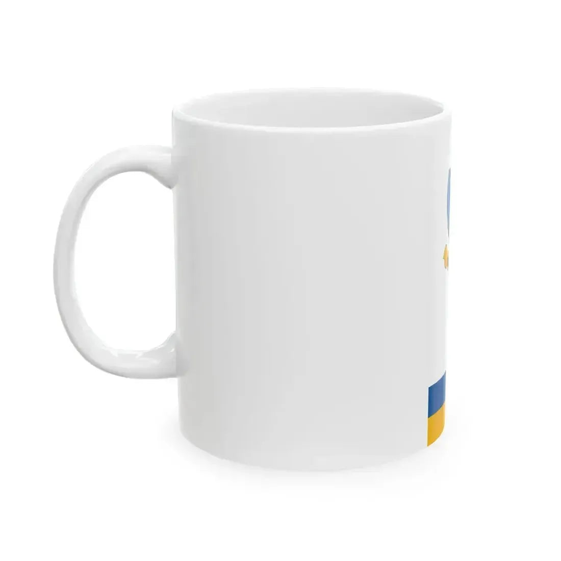 Flag of Korostetetlen vertical (Hungary) White Coffee Mug - Go Mug Yourself