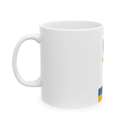Flag of Korostetetlen vertical (Hungary) White Coffee Mug - Go Mug Yourself